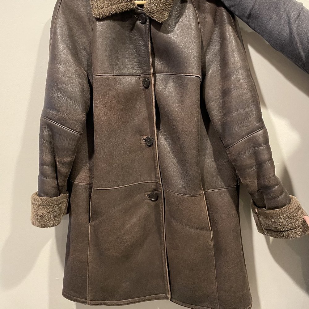 Arte Pelle Sheepskin Duffle Coat